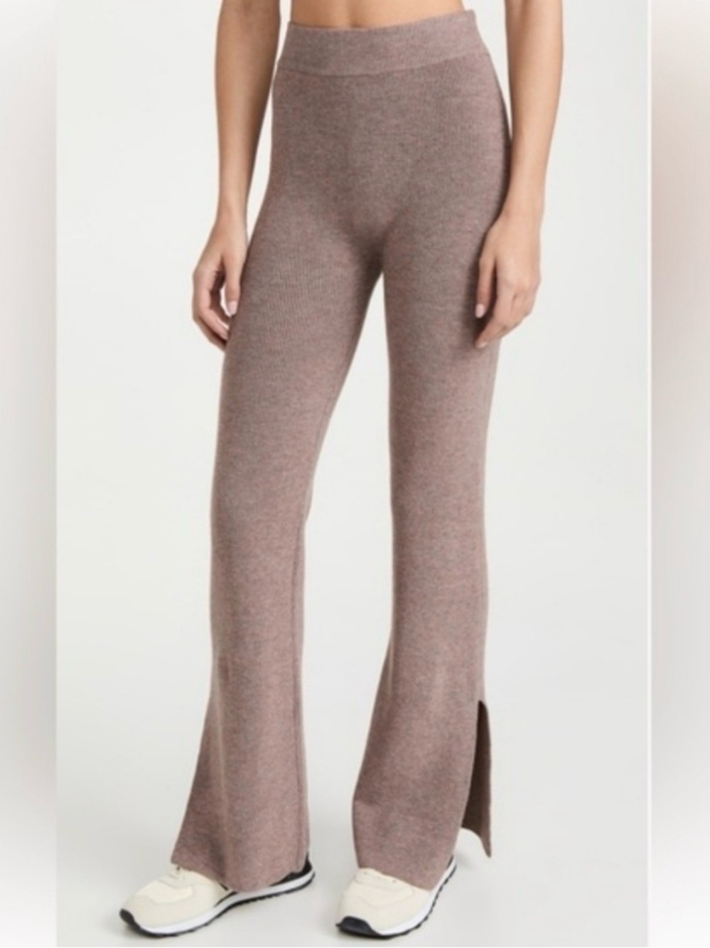 Le Ore Lodi Merino Wool Knit Pants Tan Brown Women’s Size XS